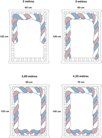 Tour de Lit Bébé - Lapin Ours Rose