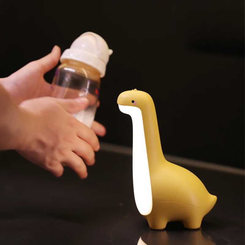 Veilleuse Dinosaure Jaune pour chambre de bébé et enfant.