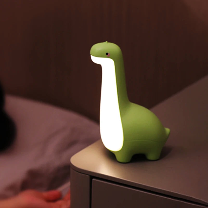 Veilleuse Dinosaure verte  bébé