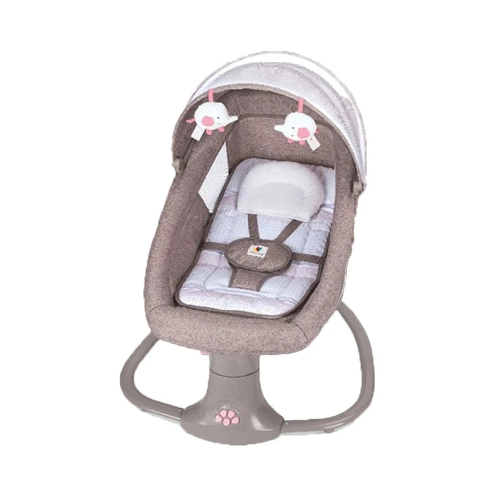 Berceau bébé électrique Bluetooth — Balancelle avec moustiquaire et musique