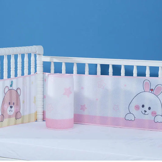 Tour de lit respirant lapin ours