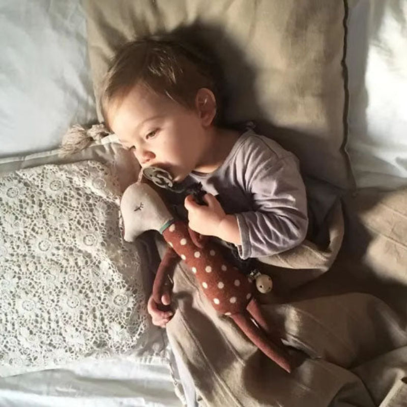 doudou biche avec bébé