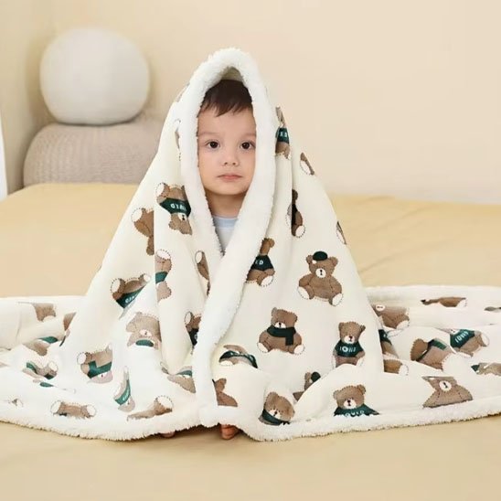 Couverture bébé | Doux Sherpa