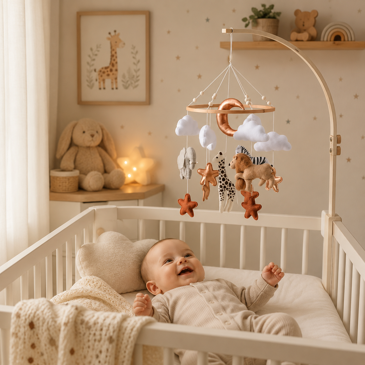 Mobile bébé | Berceuse Colorée
