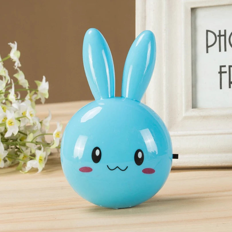 Veilleuse LED lapin prise murale — Lampe chambre enfant avec interrupteur — Mon Petit Cocon