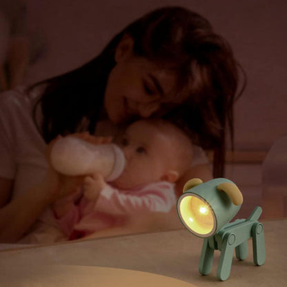 Lampe de chevet en forme de chien pour chambre bébé, 