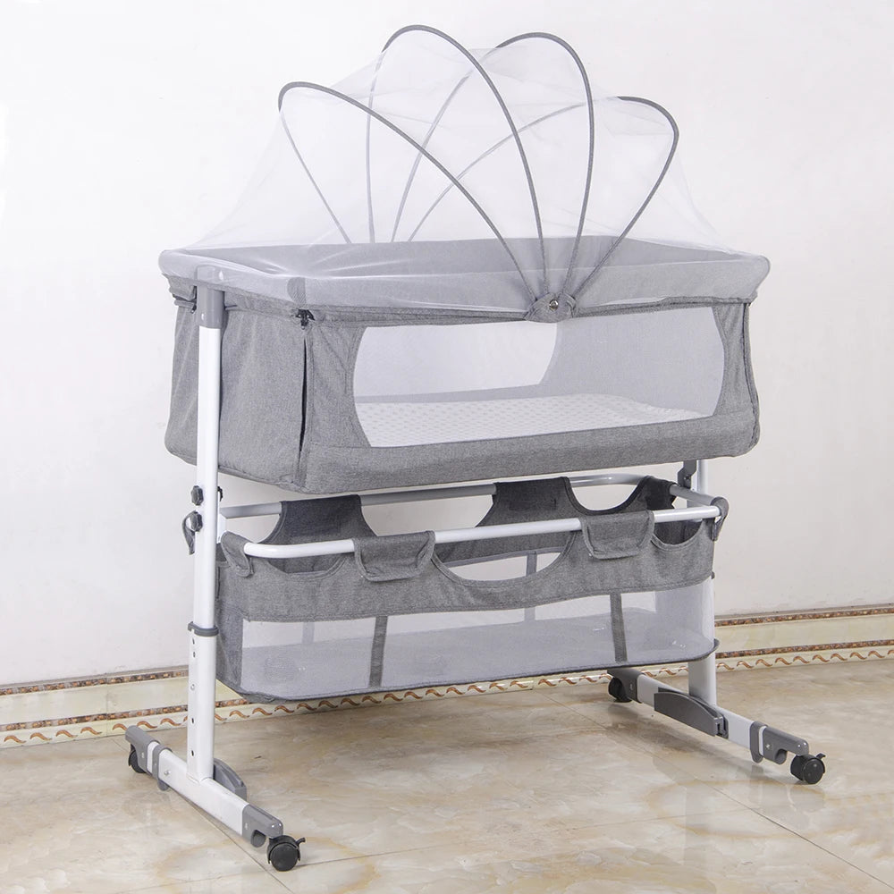 Lit cododo bébé 3 en 1 — Berceau, bascule et lit de voyage réglab — Mon Petit Cocon