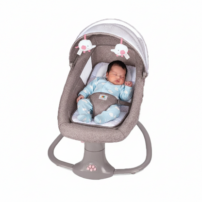 Berceau bébé électrique Bluetooth  — Balancelle avec moustiquaire et musique