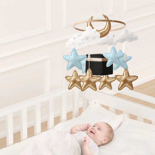 Mobile berceau islamique — Kaaba et récitation coranique pour bébé