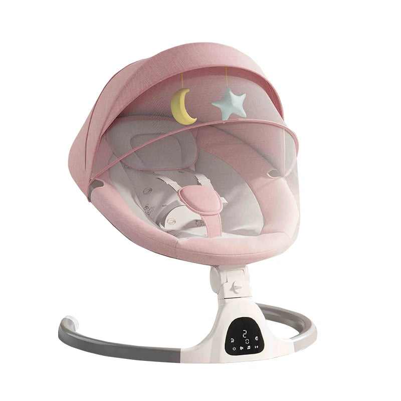 Berceau bébé électrique Bluetooth — Balancelle avec moustiquaire et télécomm — Mon Petit Cocon