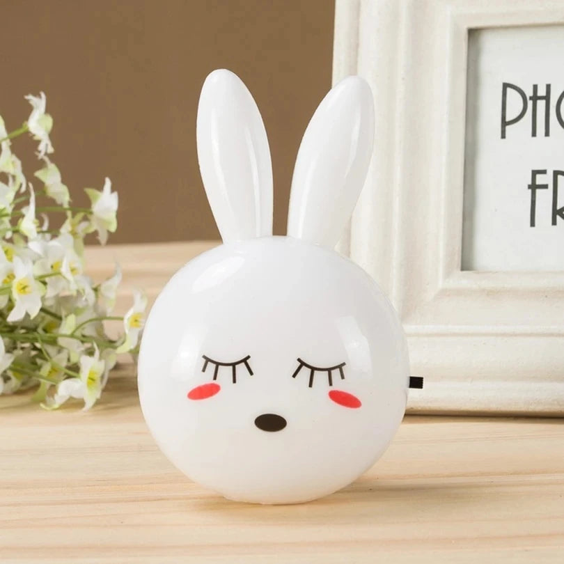 Veilleuse LED lapin prise murale — Lampe chambre enfant avec interrupteur — Mon Petit Cocon
