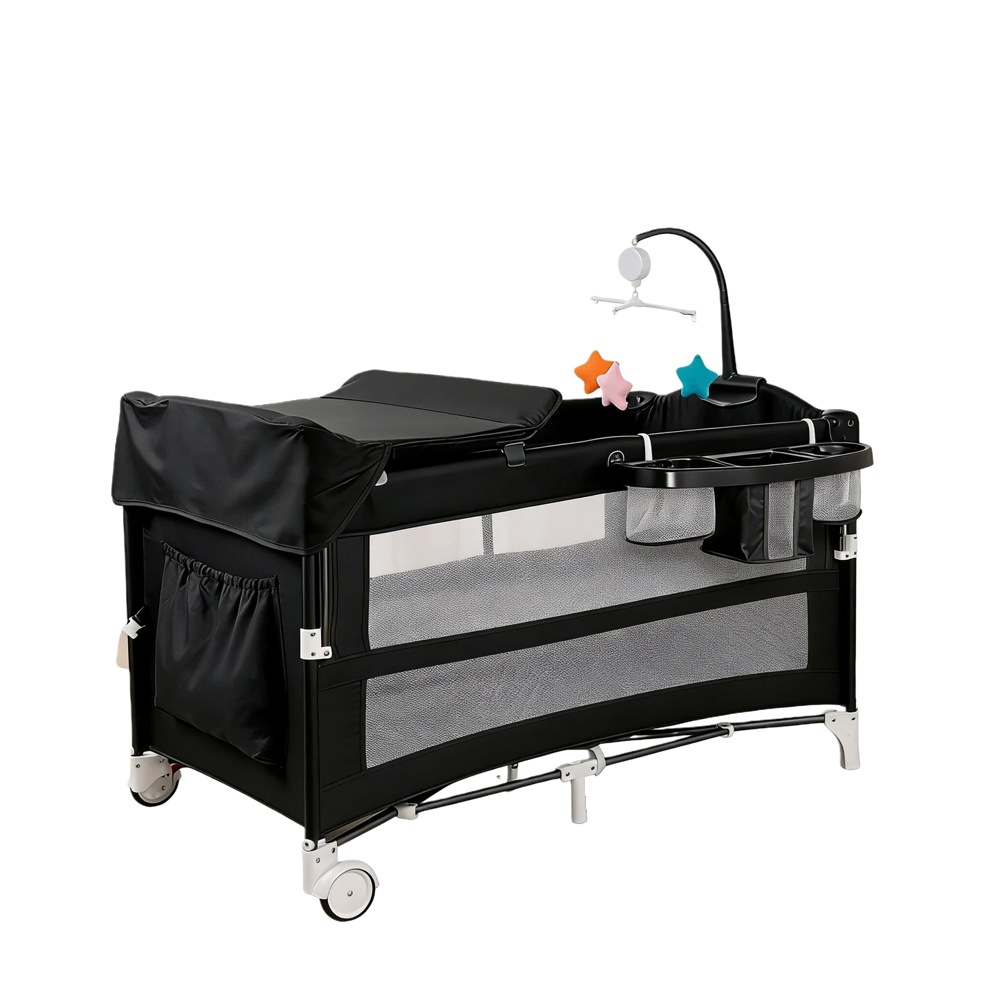 Lit cododo bébé avec table à langer — Berceau convertible en parc — Mon Petit Cocon