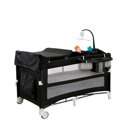 Lit cododo bébé avec table à langer — Berceau convertible en parc — Mon Petit Cocon