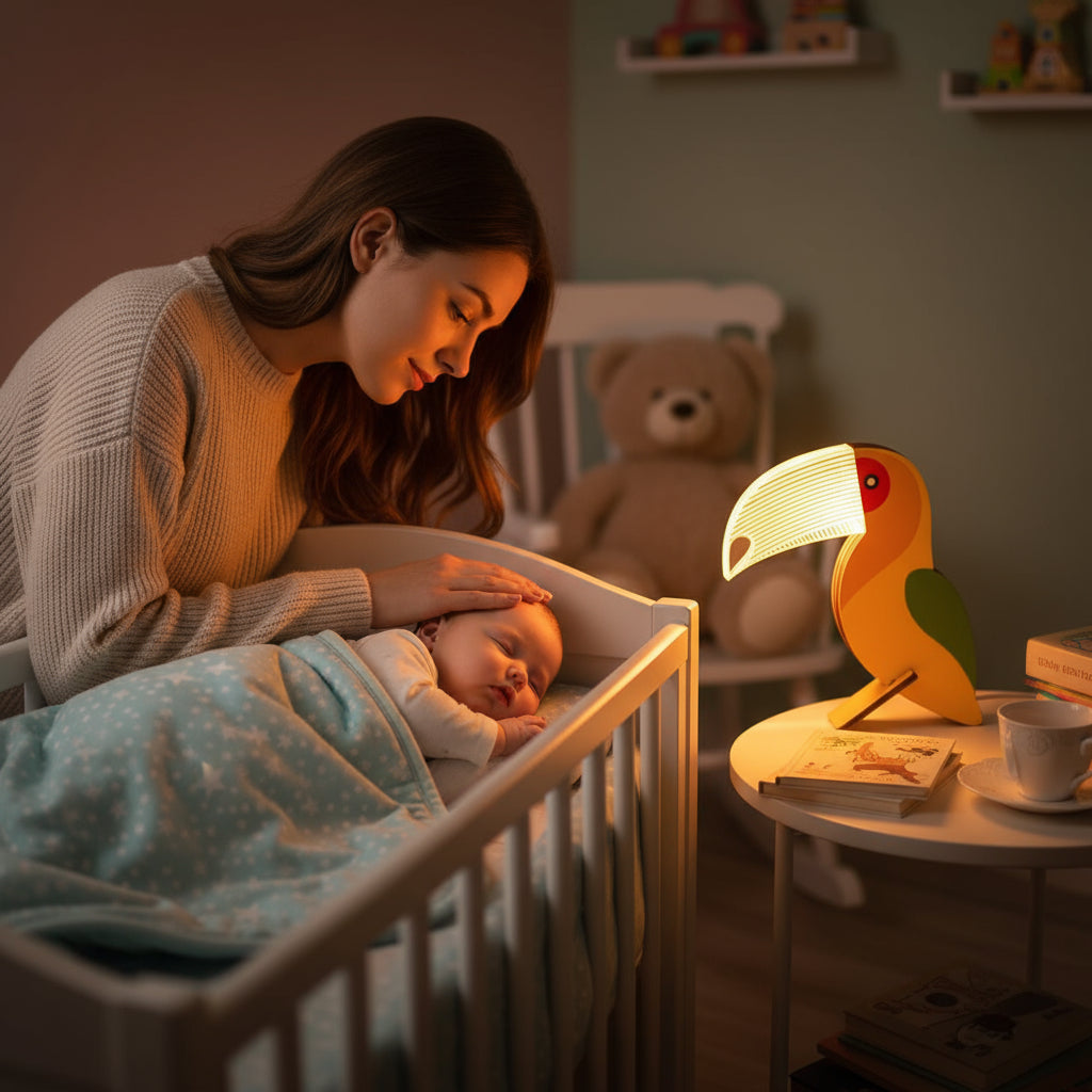 Lampe en bois - Toucan