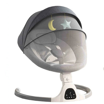 Berceau bébé électrique Bluetooth — Balancelle avec moustiquaire et télécomm — Mon Petit Cocon