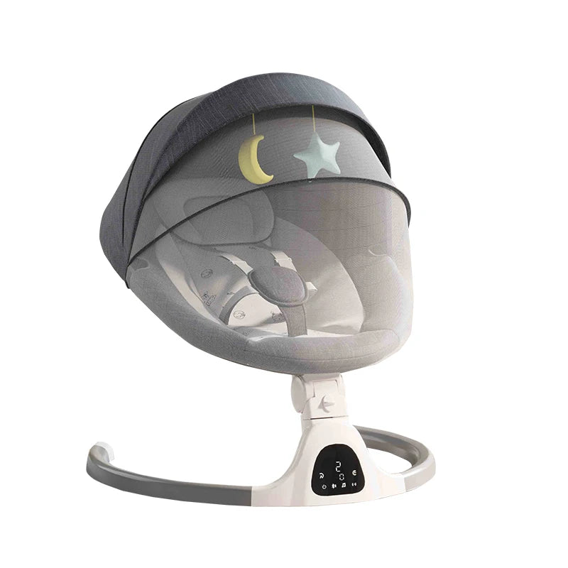 Berceau bébé électrique Bluetooth — Balancelle avec moustiquaire et télécomm — Mon Petit Cocon