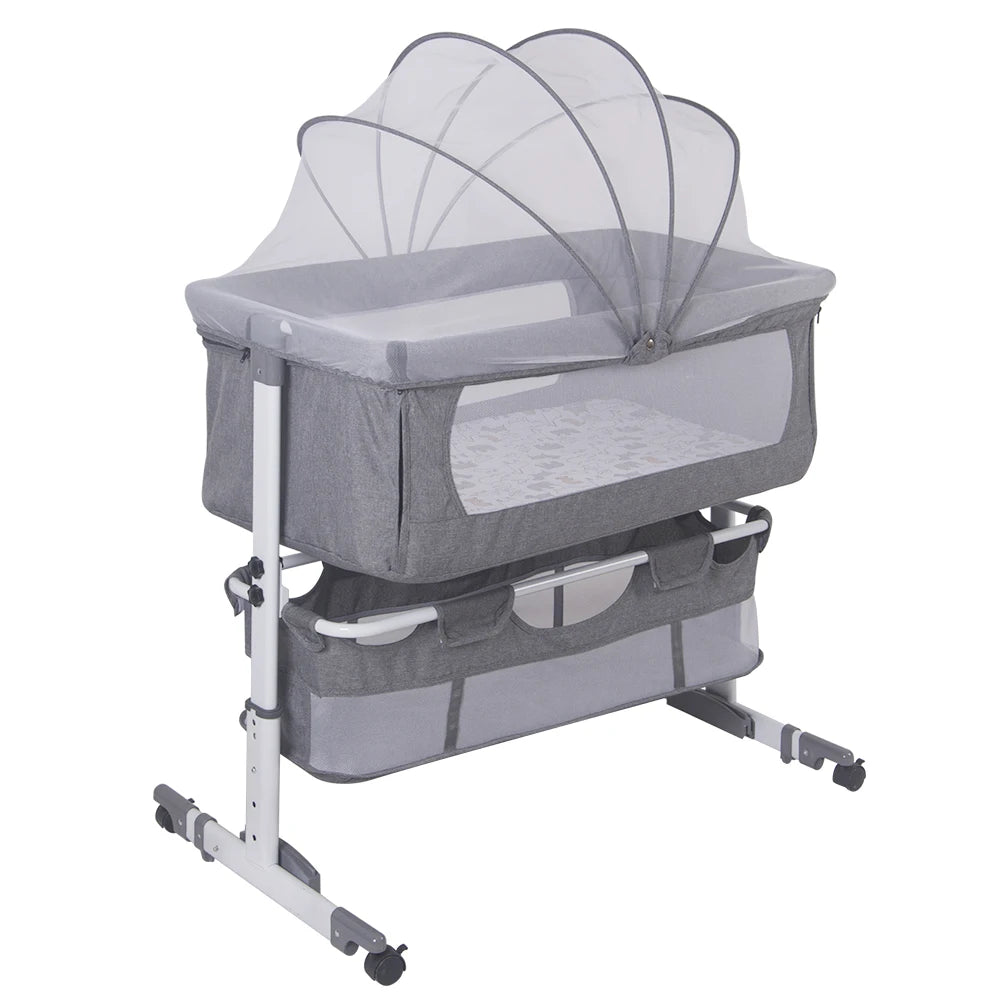 Lit cododo bébé 3 en 1 — Berceau, bascule et lit de voyage réglab — Mon Petit Cocon