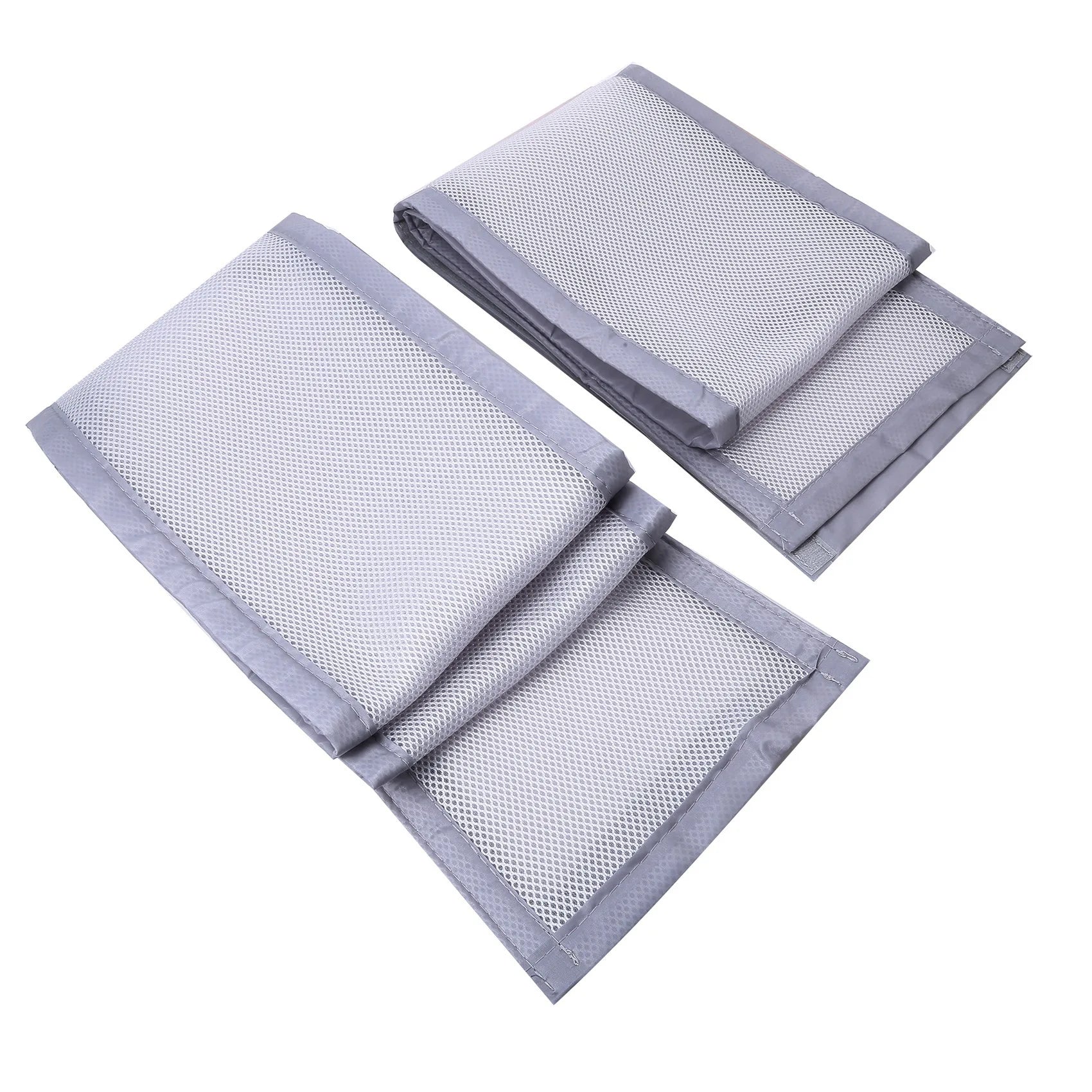Tour de lit bébé 4 panneaux respirant — Liner mesh anti-choc — Mon Petit Cocon