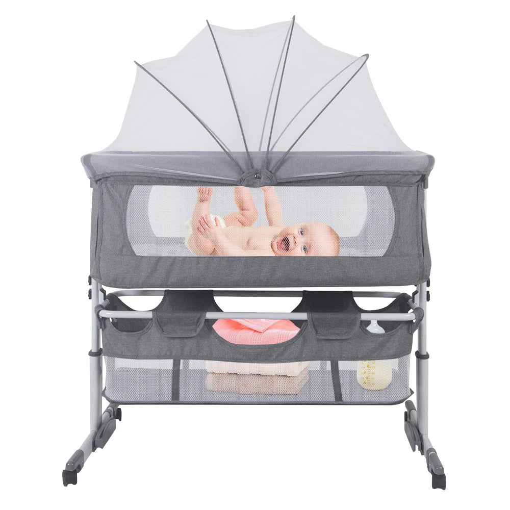 Lit cododo bébé 3 en 1 — Berceau, bascule et lit de voyage réglab — Mon Petit Cocon