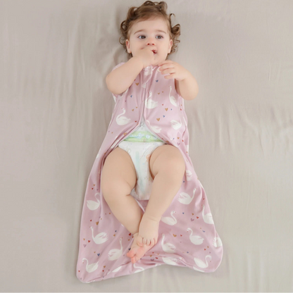 Gigoteuse bébé sans manches légère — Pyjama cocon coton respirant nouveau-né — Mon Petit Cocon