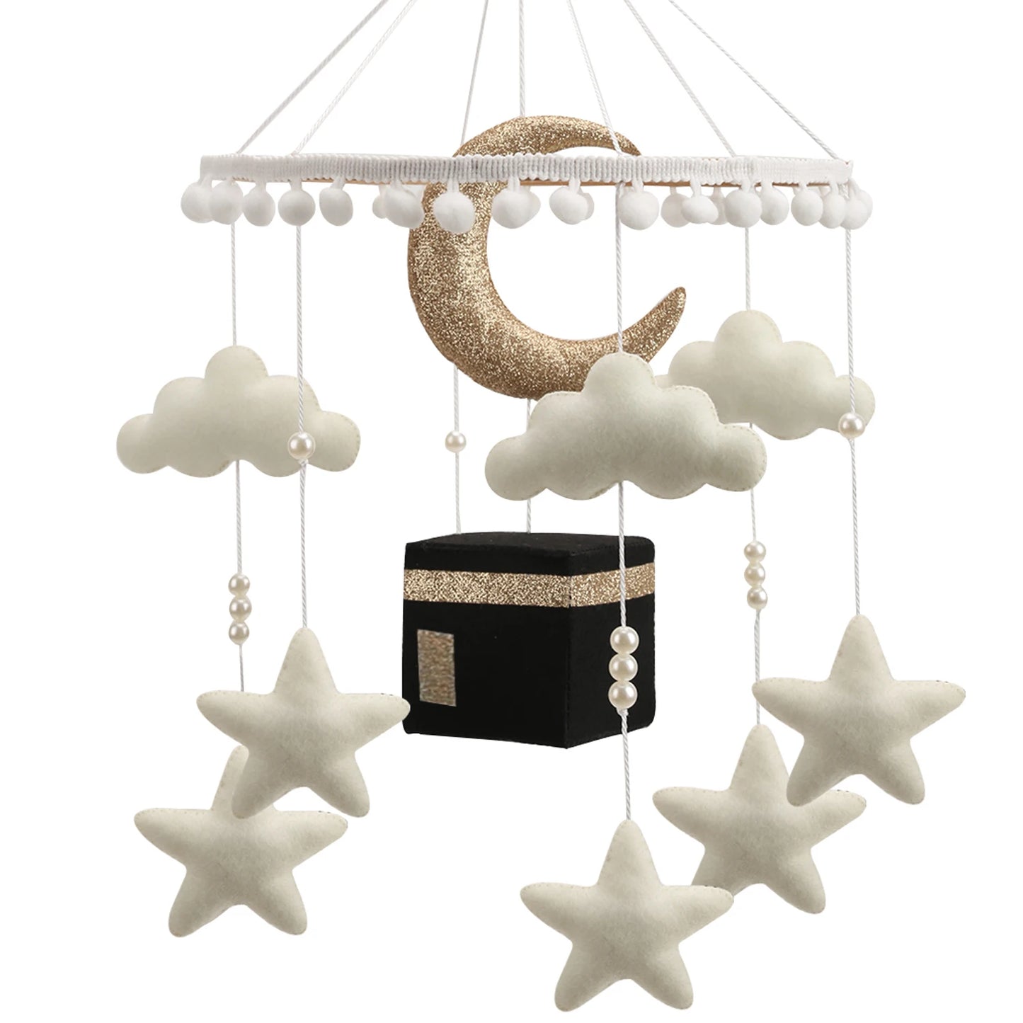 Mobile islamique Kaaba — Récitation coranique pour berceau bébé