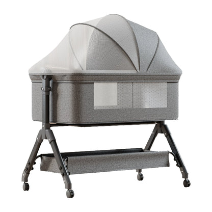 Berceau bébé portable bascule manuelle — Lit voyage pliable matelas lavable — Mon Petit Cocon
