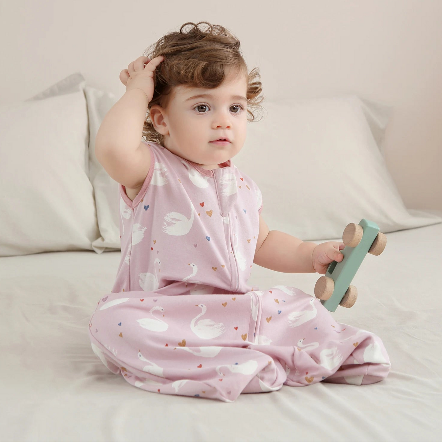 Gigoteuse bébé sans manches légère — Pyjama cocon coton respirant nouveau-né — Mon Petit Cocon