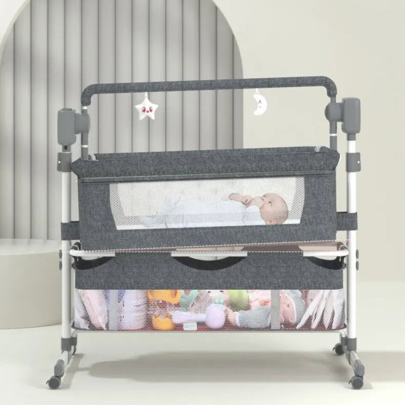 Berceau bébé électrique pliable — Balancelle automatique Bluetooth avec ti — Mon Petit Cocon