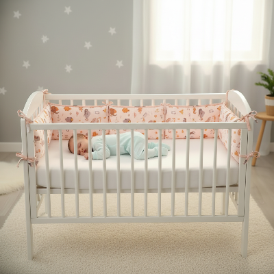 tour de lit bébé renard