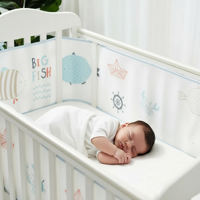 Tour de lit respirant océan 