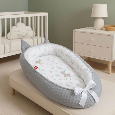 cocon bébé gris