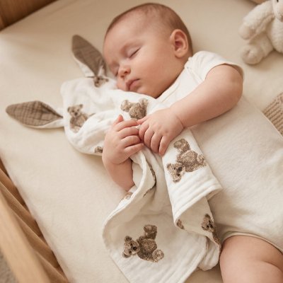 Doudou beige ours