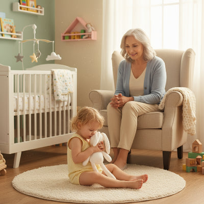 Lapin doudou - Blanc