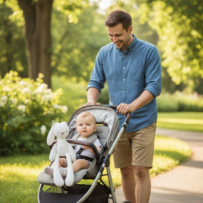 Lapin doudou - Blanc