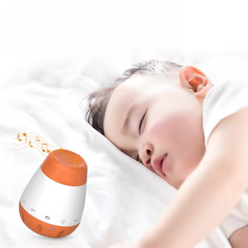 Garçon qui dort avec veilleuse bruit blanc