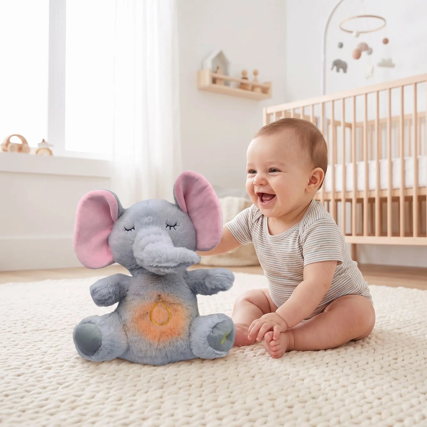 Peluche Veilleuse | Éliot l’Elephant