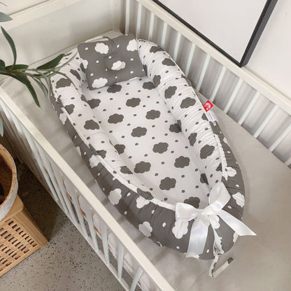 COCON POUR BEBE - NUAGE GRIS