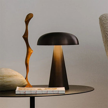 Lampe champignon noir