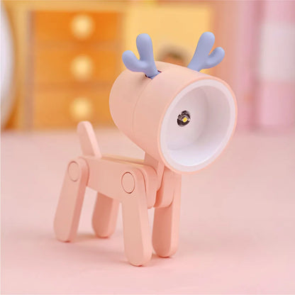 Lampe en forme de cerf pour chambre enfant, idéalement pour une fille
