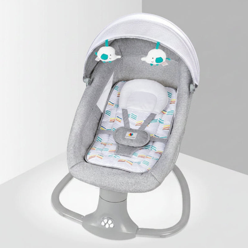 lit bebe electrique gris