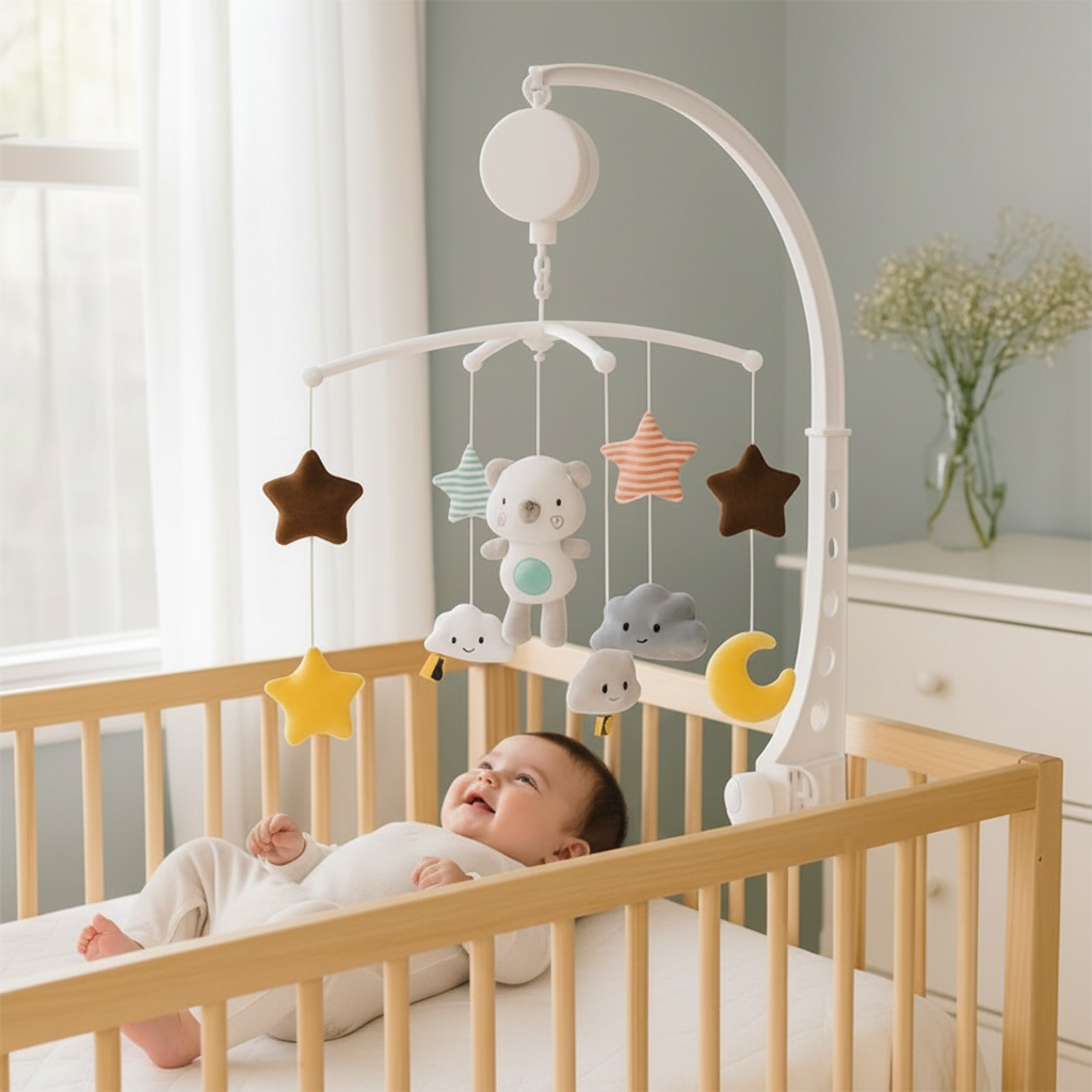 Mobile bébé | Musical Coloré