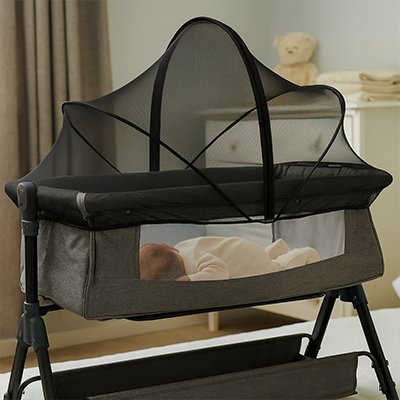 Moustiquaire lit bébé noir