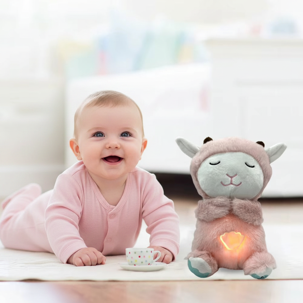 Peluche veilleuse musicale | Mouton