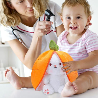 Peluche lapin carotte
