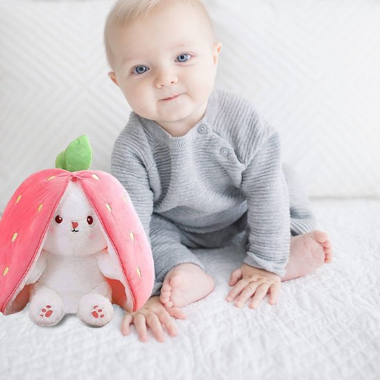 Peluche lapin garçon