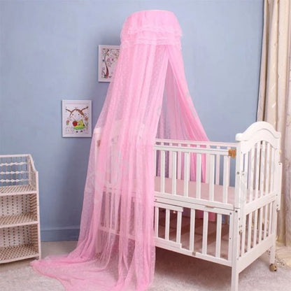 Ciel de lit bébé en tulle | Protection Douillette