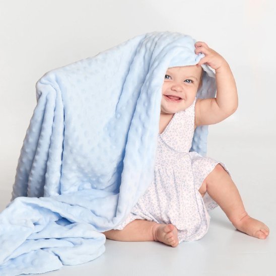 Couverture bébé Minky | Doudou Sensoriel