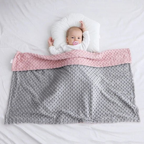 Couverture bébé | Minky Sensorielle