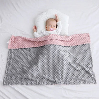 Couverture bébé | Minky Sensorielle