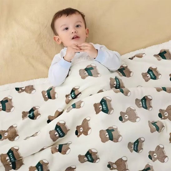 Couverture bébé | Doux Sherpa